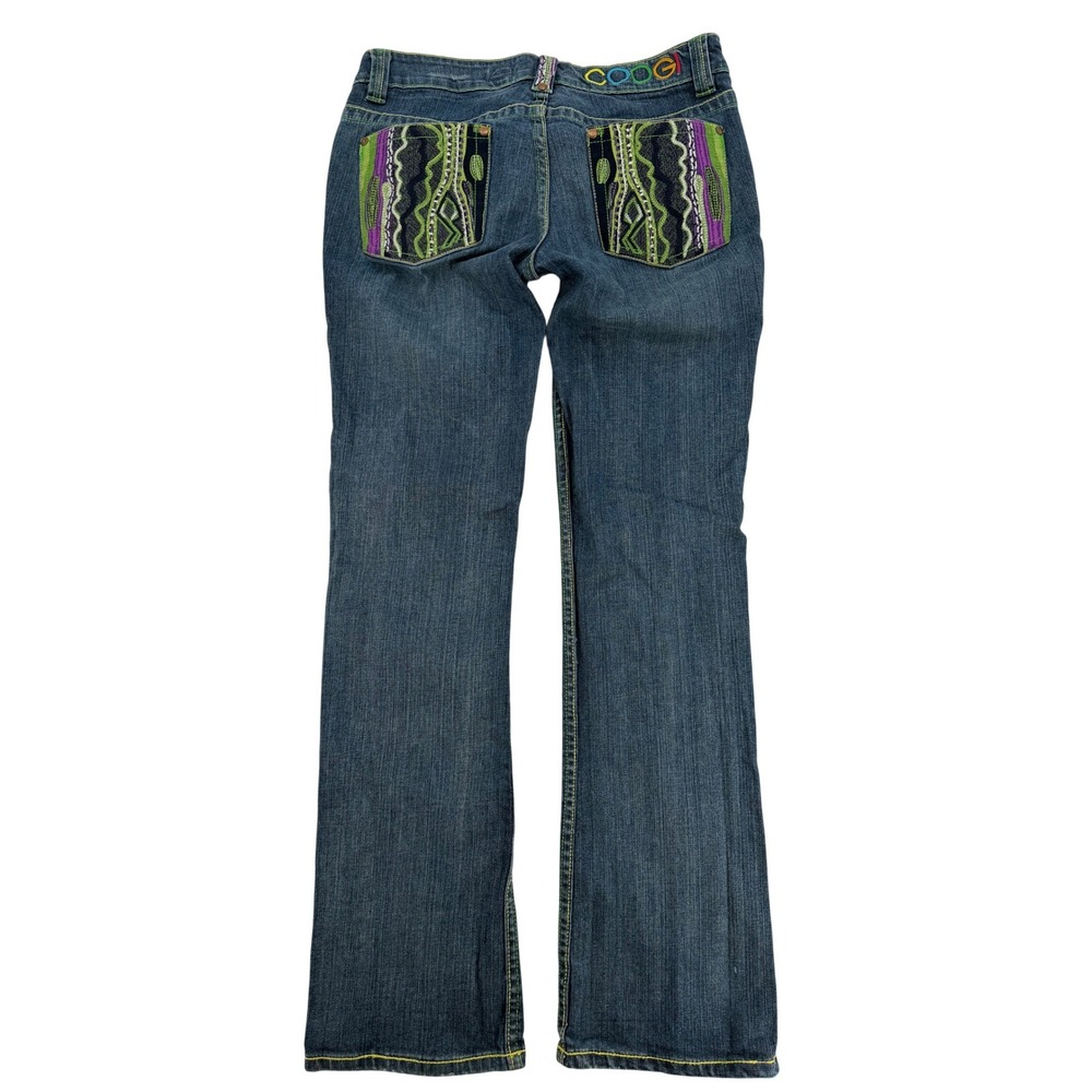 Vintage Coogi‎ Embroidered Y2K Flare Jeans McBling Low Rise 33.5(9/10)